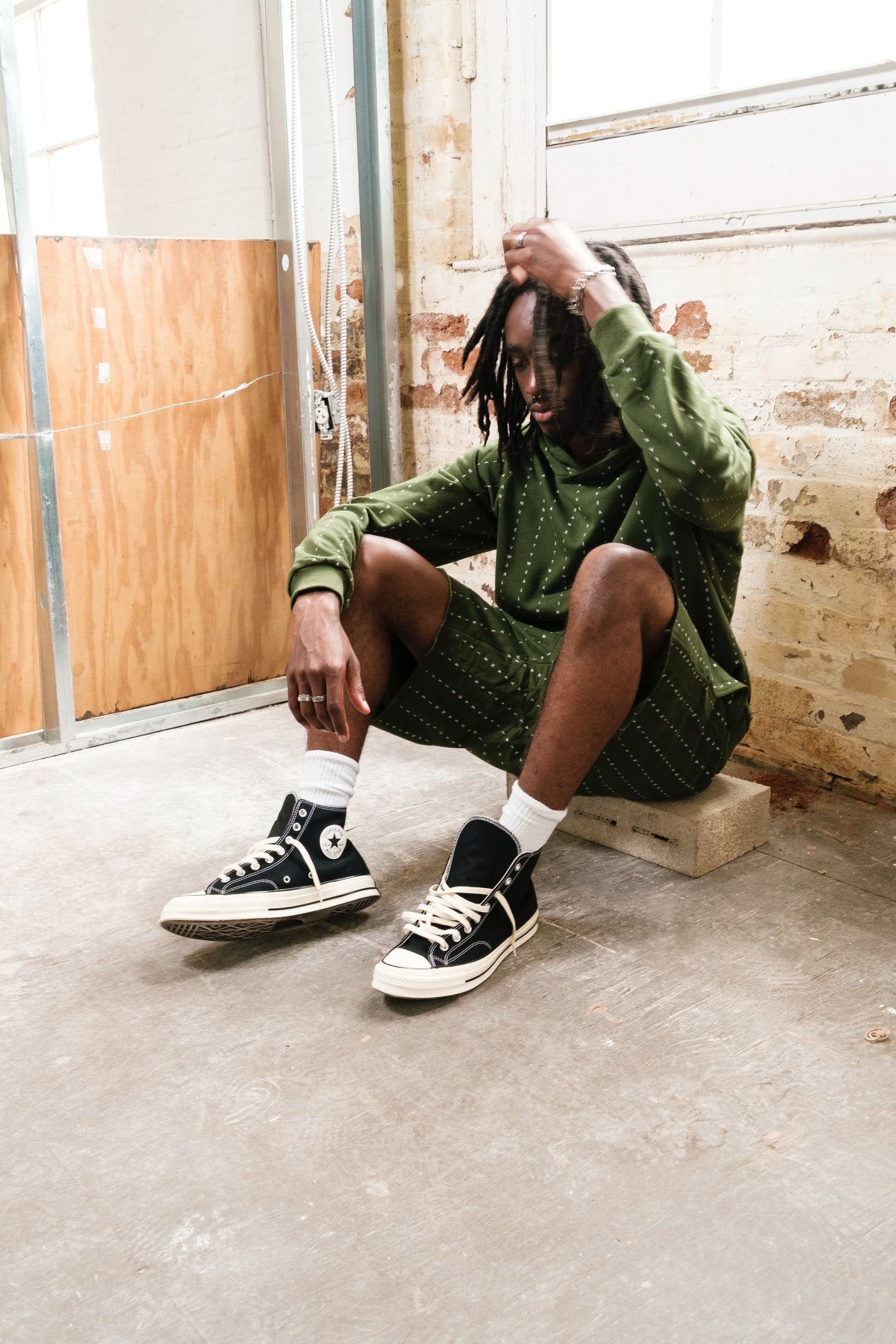 Anxiety Pin Stripe Shorts