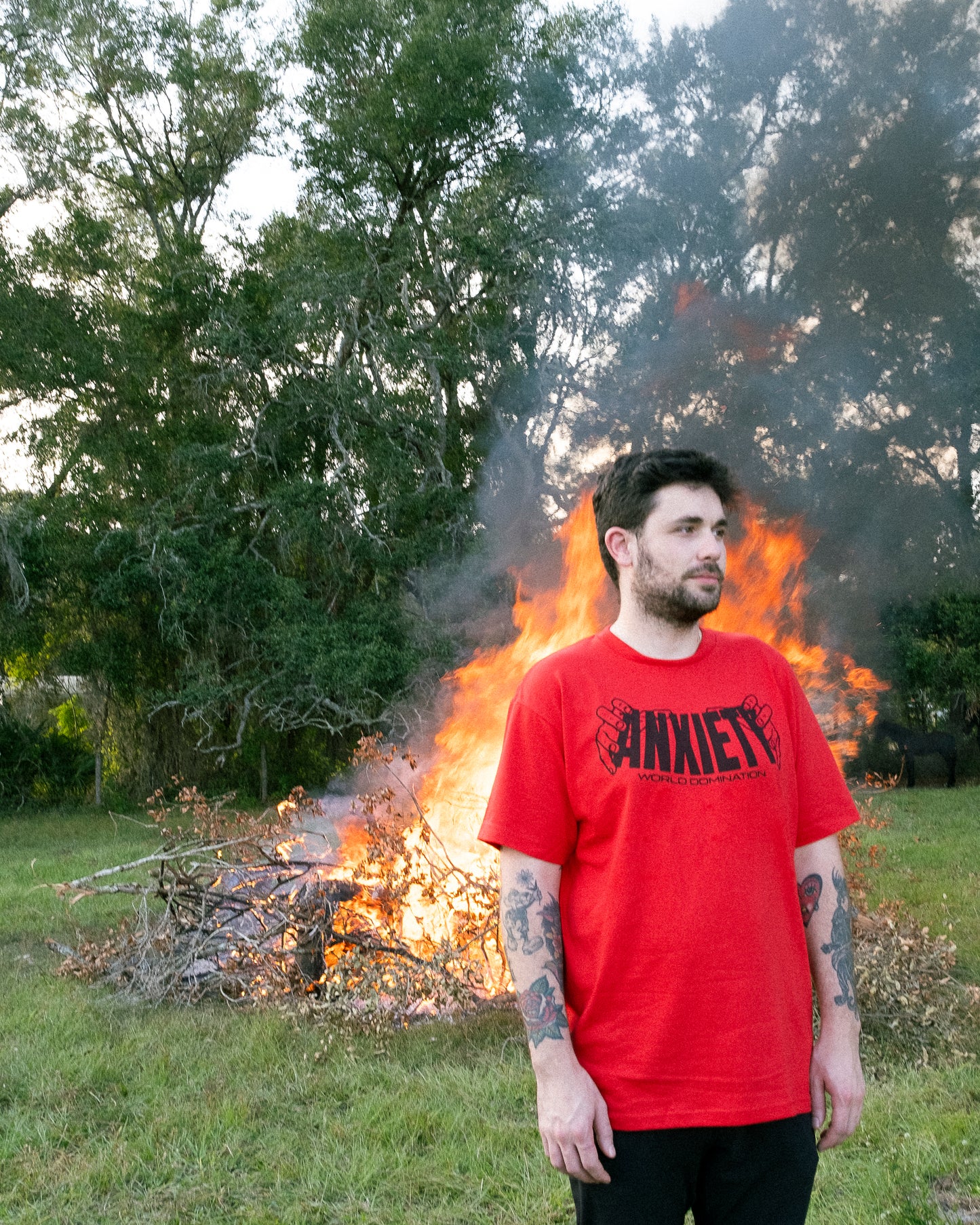 Anxiety World Domination Tee