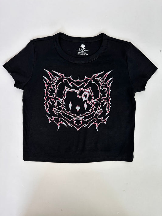 Anxiety Hello Kitty Crop Top