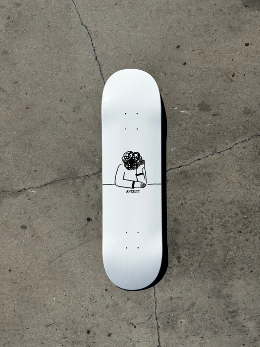 Anxiety Logo Skateboard